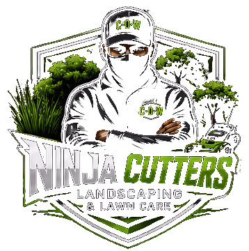 Ninja Cutters landscaping logo